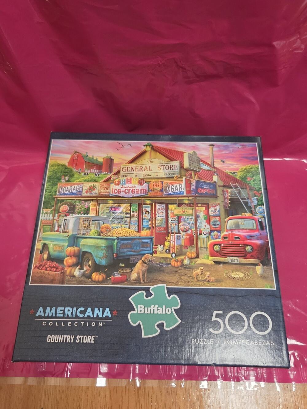 Buffalo, 500 Piece Puzzle, Country Store, Americana Collection